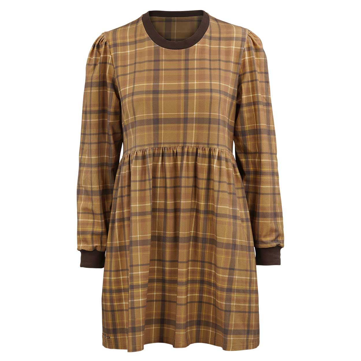 Adult’s Long Sleeve Plaid Skater Dress