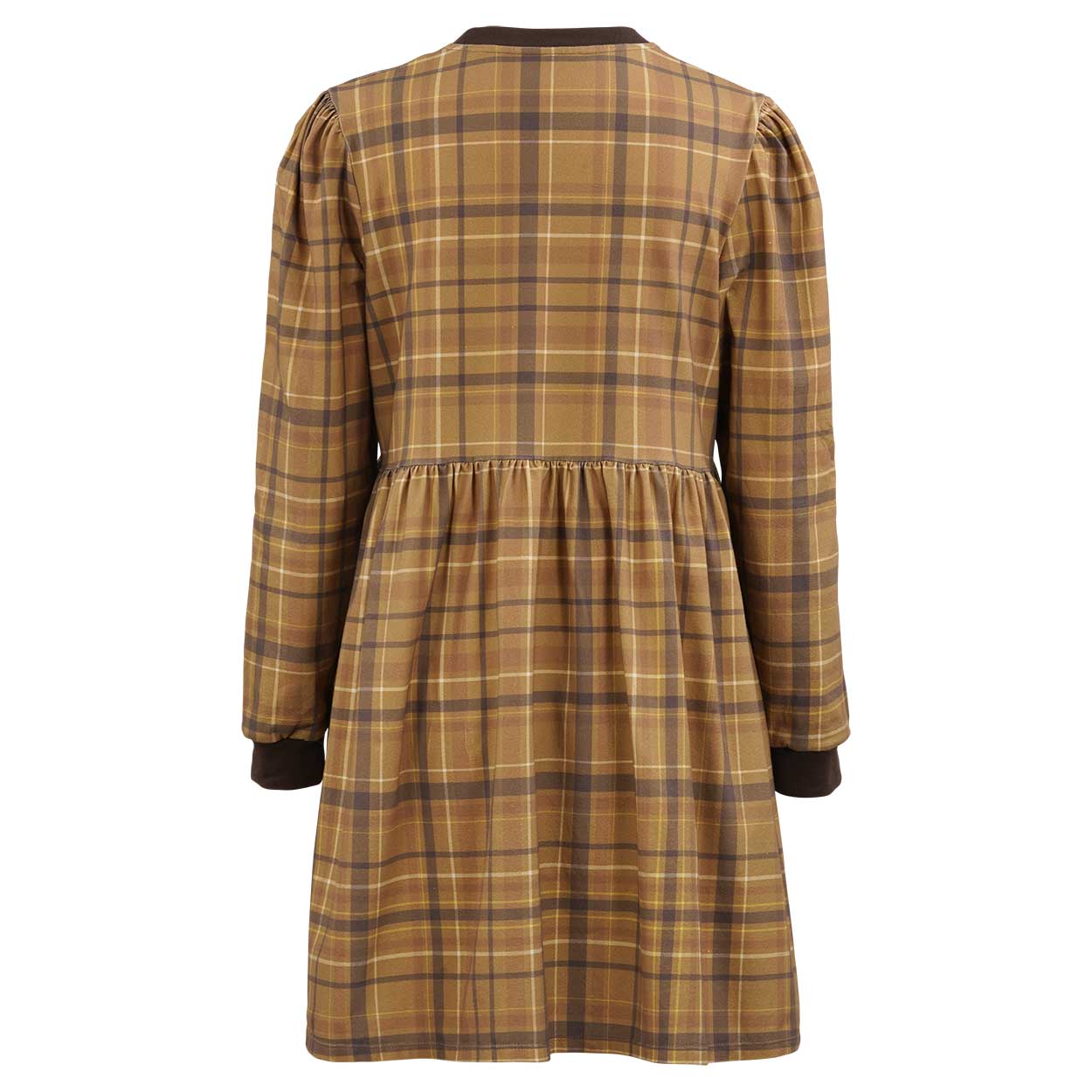 Adult’s Long Sleeve Plaid Skater Dress