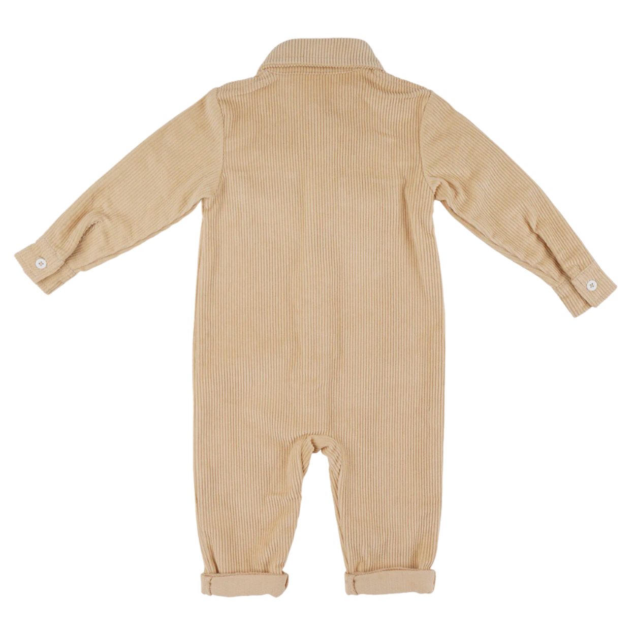 Baby's Long Sleeve Corduroy Romper