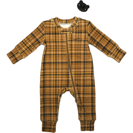 Baby's Plaid Romper